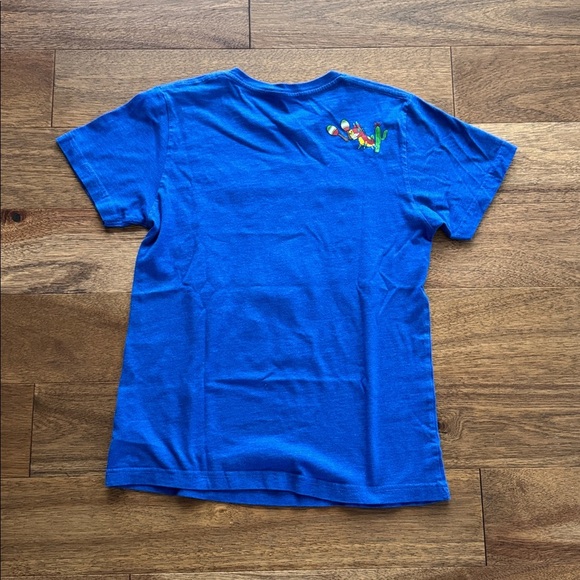 Disney Royal Blue Crew Neck Tee - Epcot Park World Showcase - Picture 4 of 4